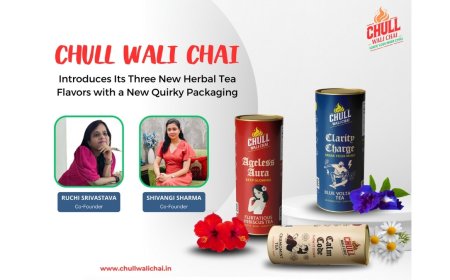 Chull Wali Chai Introduces Its Three New Herbal Tea Flavours with a New Quirky Packaging