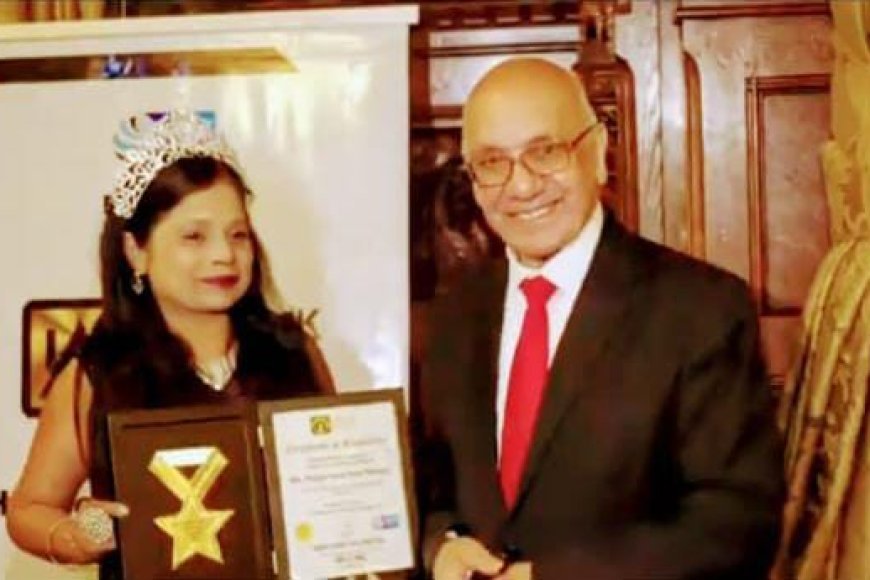 Ms Haryana Pooja Nangia Honoured at House of Commons London- The United Kingdom: A Global Iconic Women of Haryana Making India Proud