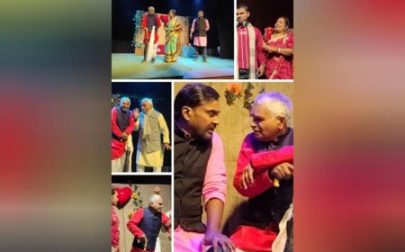 Theatrical Production Kalakunj Rangmandal and Sonapati Presented “Babu Biranchi Lal”Uses Satire to Reflect Contemporary Political and Educational Challenges
