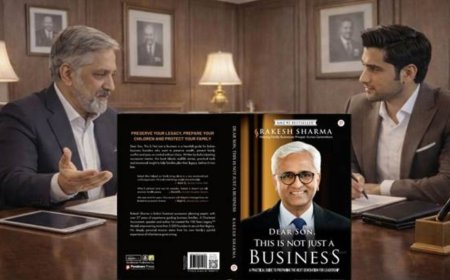 Rakesh Sharma Launches book ‘Dear Son, This Is Not Just a Business’, A Wake-Up Call for Family Businesses